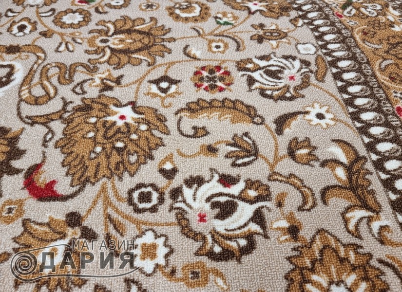 Мокетен килим ERIKA 8031 beige елипса